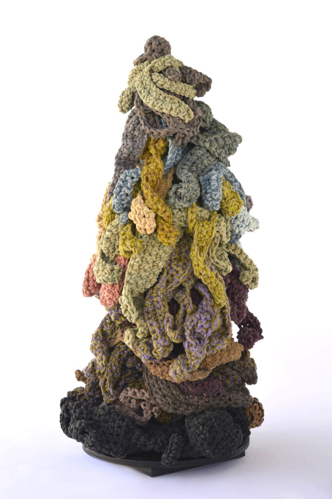 Wool and cotton cord, natural dyes